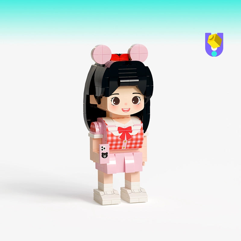 方仔照相馆送男友生日礼物照片定制积木人像小人偶手办浪漫走心礼