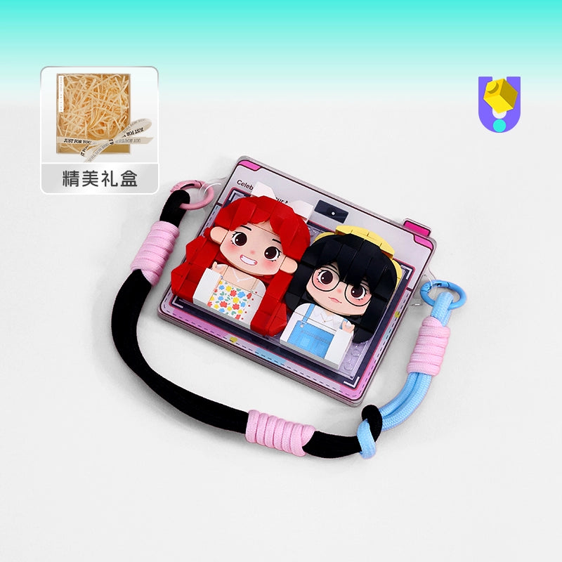 方仔照相馆diy冰箱贴照片定制积木大头贴创意生日礼物纪念日礼品