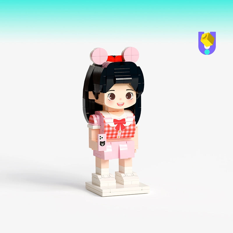 方仔照相馆照片积木定制人像情侣闺蜜diy手工生日礼物创意小人偶