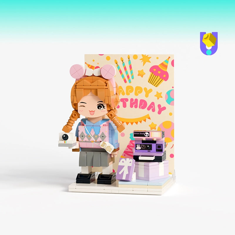 方仔世界DIY潮玩积木人像手办生日礼物纪念意义通用摆件玩偶人仔