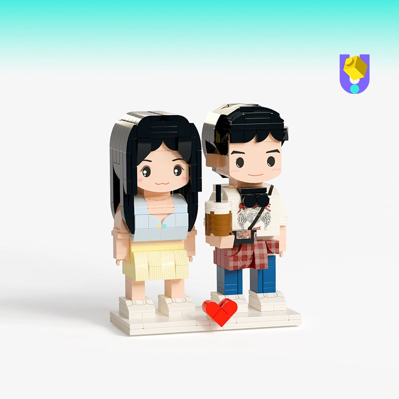 方仔照相馆照片积木定制人像情侣闺蜜diy手工生日礼物创意小人偶