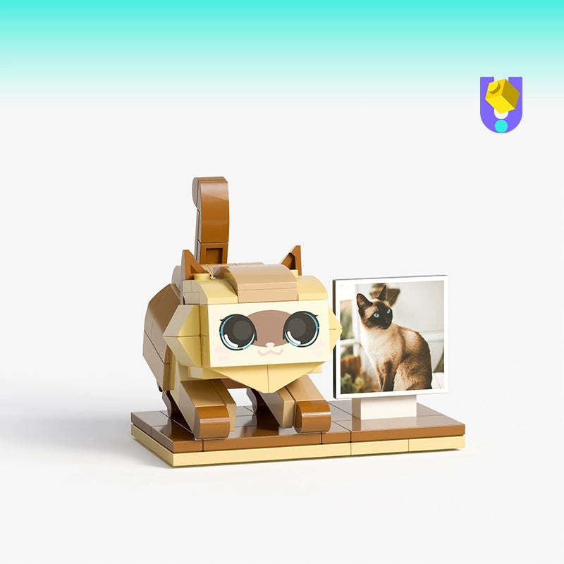 方仔照相馆unicus照片定制宠物猫潮玩积木玩具diy创意手办礼物Q萌