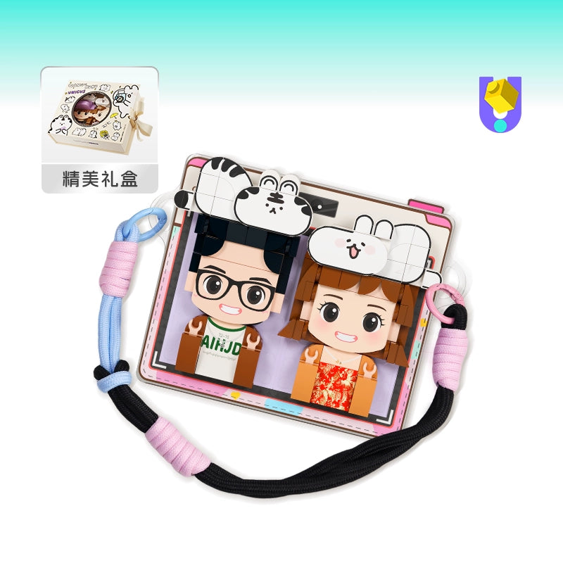 方仔照相馆diy冰箱贴照片定制积木大头贴创意生日礼物纪念日礼品