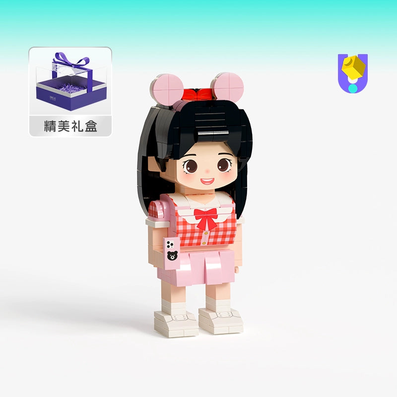 方仔照相馆送男友生日礼物照片定制积木人像小人偶手办浪漫走心礼