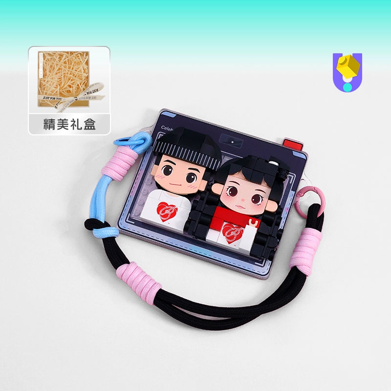 方仔照相馆diy冰箱贴照片定制积木大头贴创意生日礼物纪念日礼品