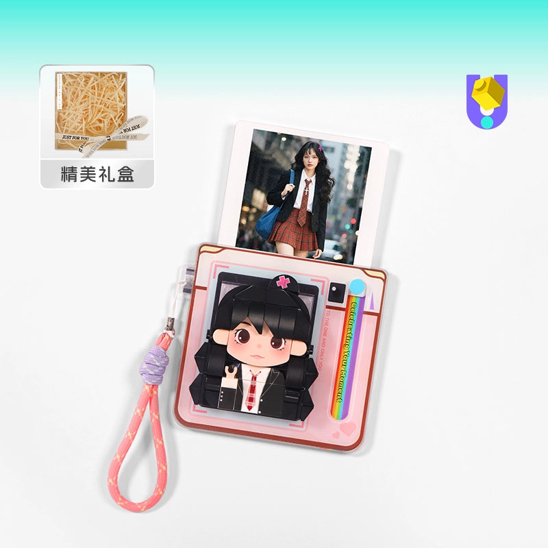 方仔照相馆diy冰箱贴照片定制积木大头贴创意生日礼物纪念日礼品